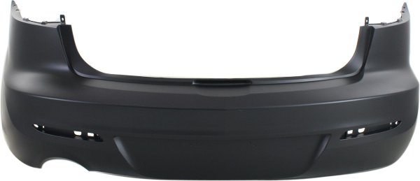 Rear Bumper Cover for 2012-2013 Mazda 3, Primed (Ready to Paint), Fits 2.0L Engine Sedan, Replacement