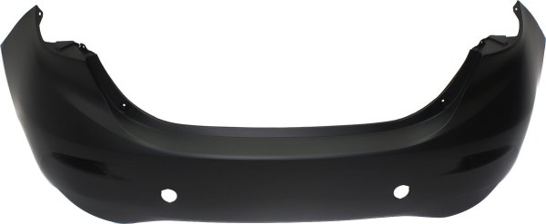 Rear Bumper Cover for Mazda 3 Sedan, Primed (Ready to Paint), Suitable for 2014-2018 Models, Replacement