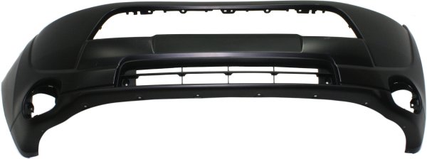 Front Bumper Cover for Mitsubishi Outlander 2014-2015, Primed (Ready to Paint), Compatible with 2015 Models without Wheel Opening Molding, Replacement