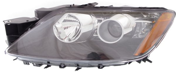 Headlight for Mazda CX-7 2012-2012, Left (Driver) Side, Lens and Housing, Xenon, Without HID Kit, Replacement