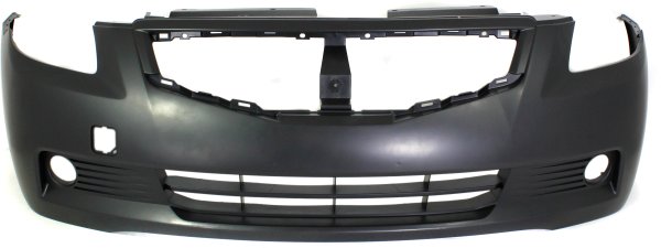 Front Bumper Cover for Nissan Altima Coupe, 2008-2009, Primed (Ready to Paint), Replacement