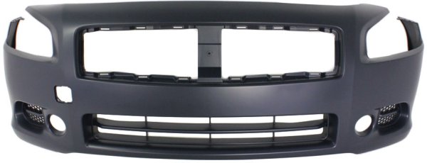 Front Bumper Cover for Nissan Maxima 2009-2014, Primed (Ready to Paint), Replacement