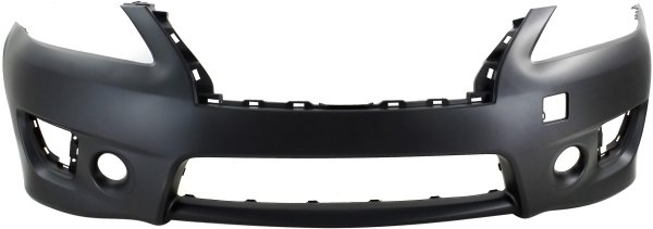 Front Bumper Cover for Nissan Sentra 2013-2015, Primed (Ready to Paint), Sport Type, SR Model, Replacement