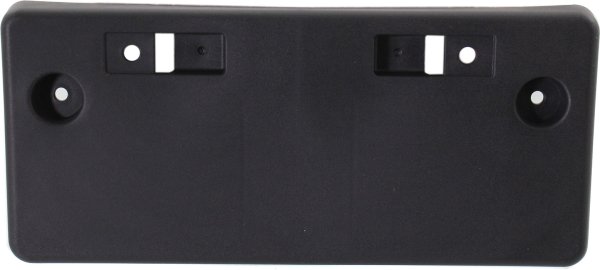 Front License Plate Bracket for Nissan Versa Sedan, 2012-2014, Black, Replacement
