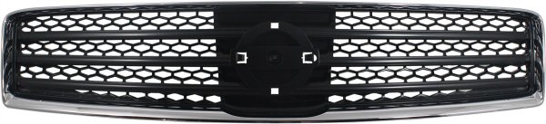 Grille for Nissan Maxima 2011, Chrome Shell with Painted Black Insert, Suitable for SV Model with Sport Package, Replacement