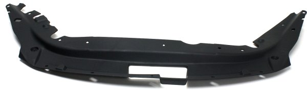 Radiator Support Cover for Nissan Sentra 2013-2015, Upper Position, Textured Finish, Made of Plastic, Replacement