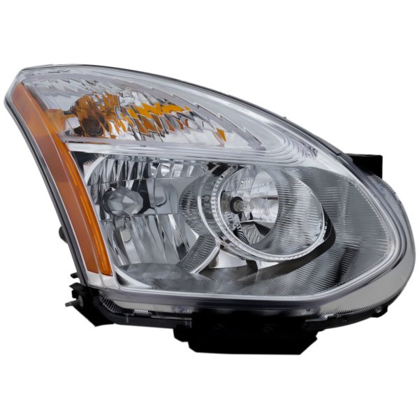Headlight Assembly for Nissan Rogue 2011-2012, Right (Passenger) Side, Halogen, Replacement