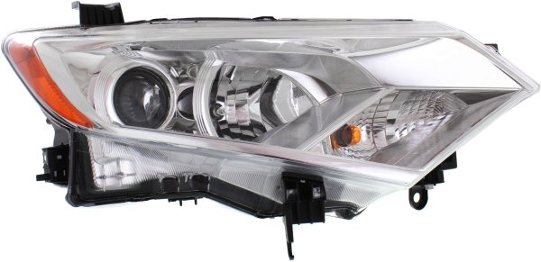 Headlight Assembly for Nissan Quest 2012-2017, Right (Passenger), Halogen, Replacement