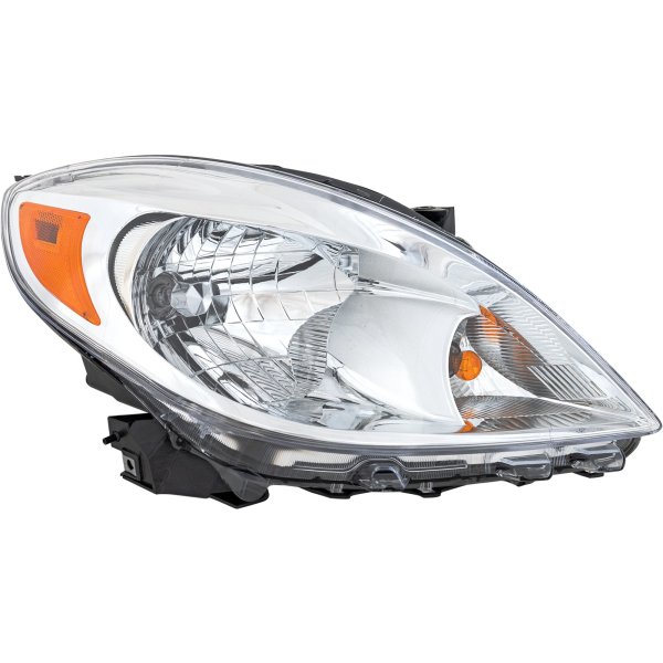 Headlight Assembly for Nissan Versa Sedan 2012-2014, Right (Passenger) Side, Halogen Light, Replacement