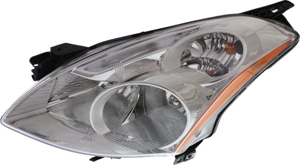 Headlight Assembly for Nissan Altima SR Model Sedan, 2010-2012, Left (Driver), HID/Xenon with HID Kit, Replacement