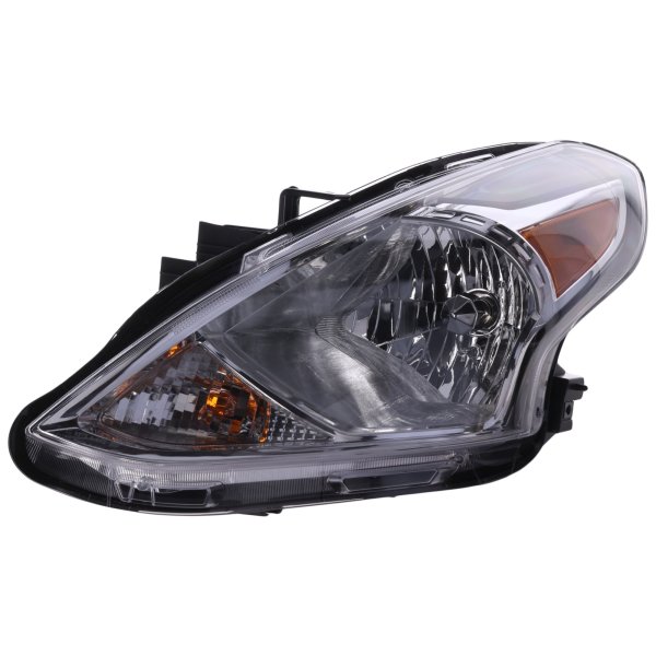 Headlight Assembly for Nissan Versa Sedan 2015-2019, Left (Driver) Side, Halogen, Replacement
