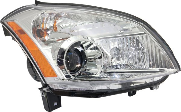 Headlight Assembly for Nissan Maxima 2007, Right (Passenger) Side, Halogen, Replacement