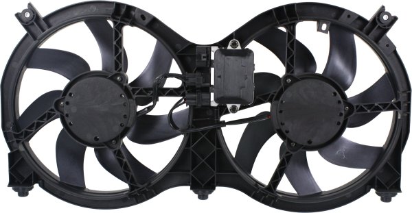 Radiator Fan Assembly with Control Module for Nissan Pathfinder (2013-2020) and Infiniti QX60 (2014-2020), Replacement