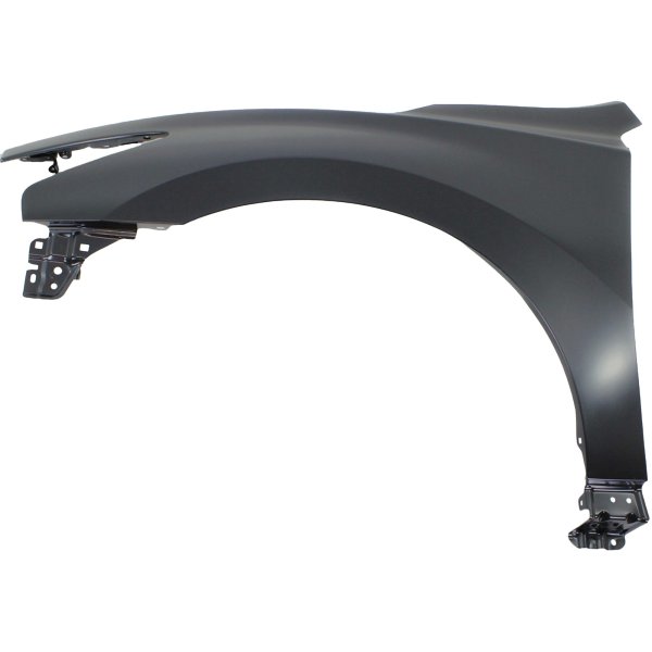 Front Fender for Nissan Altima 2013-2015 Sedan, Left (Driver), Steel, Primed (Ready to Paint), w/o Side Light Hole, Replacement