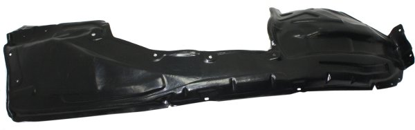 Front Fender Liner for Nissan Murano 2011-2014, Left (Driver), Made from Plastic, Vacuum Form Design, Excludes CrossCabriolet Model, Replacement