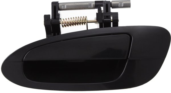 Rear Exterior Door Handle for Nissan Altima 2002-2006, Left (Driver), Smooth Black, Replacement