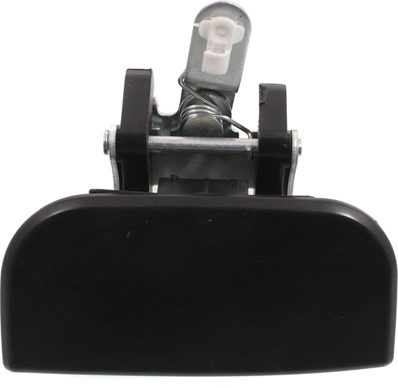 Smooth Black Rear Exterior Door Handle for 1996-2004 Nissan Pathfinder, Left (Driver), Replacement