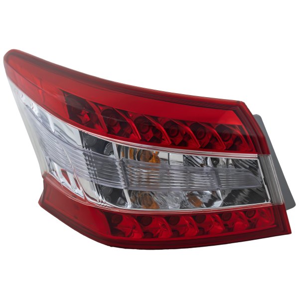 Outer Tail Light Assembly for Nissan Sentra 2013-2015, Left (Driver), Replacement