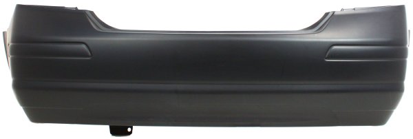 Rear Bumper Cover for Nissan Versa 2007-2011 Sedan, Primed (Ready to Paint), Without Spoiler, Without Sport Package, Replacement