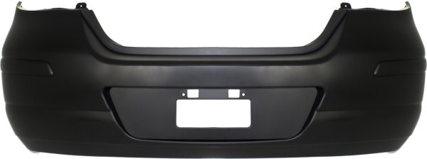 Rear Bumper Cover for Nissan Versa 2007-2012, Primed (Ready to Paint), Excluding Sport Package, S Model 2012 Hatchback, Replacement