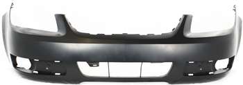 Front Bumper Cover for Pontiac G5 2007, Primed (Ready to Paint), without Fog Light Holes, fits Base Model, Replacement