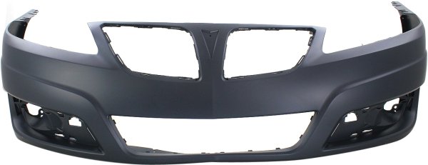 Front Bumper Cover for Pontiac G6 2009-2010, Primed (Ready to Paint), with Custom Trim Package, Excludes GXP Model, Replacement