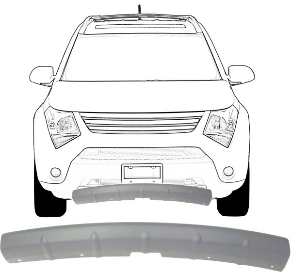 Front Bumper Grille for Suzuki XL-7 2007-2009, Replacement