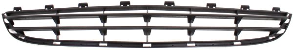 Front Bumper Grille for 2007-2009 Aura, Center Position, Primed (Ready to Paint), Replacement