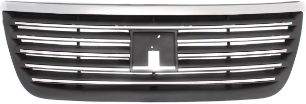 Grille for ION Sedan, Saturn 2005-2007, Gray Shell and Insert, Replacement