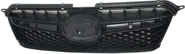 Grille for Subaru XV Crosstrek 2013-2015, Black Shell and Insert, Replacement