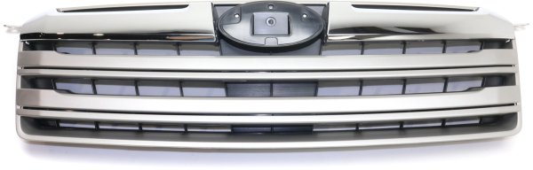 Grille for 2013-2014 Outback, Textured Black Shell and Insert with Chrome and Silver Molding, Replacement