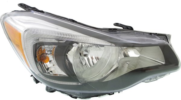 Headlight Assembly for Subaru Impreza (2014) and XV Crosstrek (2014-2015), Right (Passenger), Halogen, Excluding WRX Models, Replacement