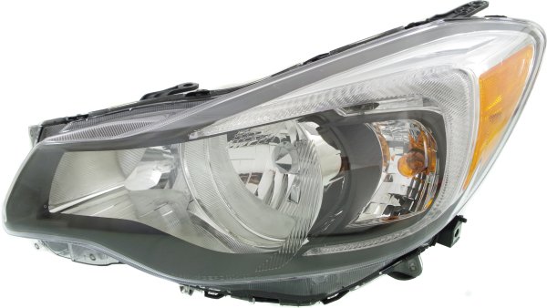 Headlight Assembly for Subaru Impreza 2014-2014 and XV Crosstrek 2014-2015, Left (Driver), Halogen, Excluding WRX Models, Replacement