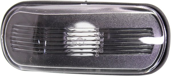 Front Side Marker Light for SAAB 9-5 (1999-2005), Right (Passenger) = Left (Driver), Includes Lens and Housing, Side Repeater Light with Clear Lens, Replacement