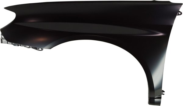 Front Fender for 2006-2007 Subaru Impreza Sedan, Left (Driver), Primed (Ready to Paint), Steel, without Side Light Hole, Replacement