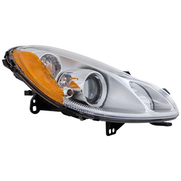 Headlight Assembly for 2010-2012 Smart Fortwo Pure Model, Right (Passenger), Halogen, Replacement