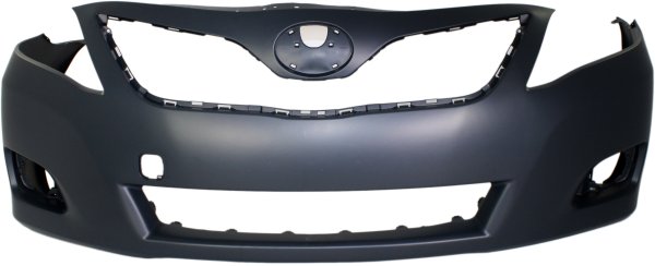 Front Bumper Cover for Toyota Camry 2010-2011, Primed (Ready to Paint), Excluding Hybrid Model, Suitable for Japan Built Vehicle, Replacement