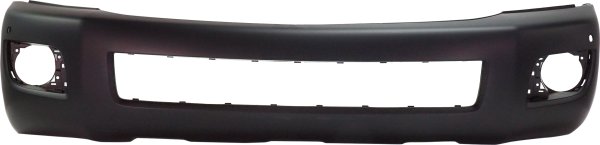 Front Bumper Cover for Toyota Sequoia 2008-2014, Primed (Ready to Paint), Limited/Platinum/SR5 Model with Parking Aid Sensor Holes, Replacement