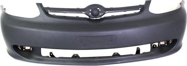 Front Bumper Cover for Toyota Echo Sedan 2003-2005, Textured, Without Spoiler Holes, Replacement