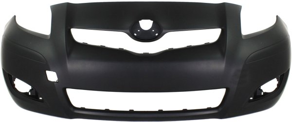 Front Bumper Cover for Toyota Yaris Hatchback 2009-2011, Primed (Ready to Paint), Replacement