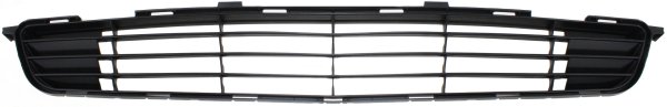 Front Bumper Grille for Toyota Corolla 2009-2010, Textured Black, Built for North America Vehicles, Replacement