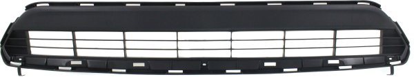 Front Bumper Grille for Toyota Highlander 2011-2013, Lower Placement, Black, Excluding Hybrid Model, Replacement