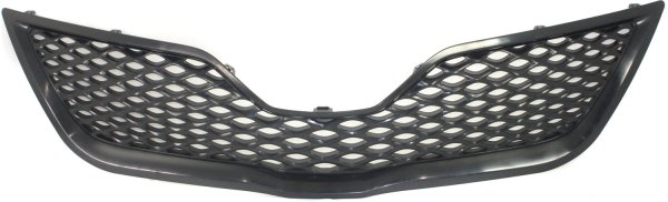 Grille for 2010-2011 Toyota Camry, Painted Black Shell and Insert, SE Model, Replacement
