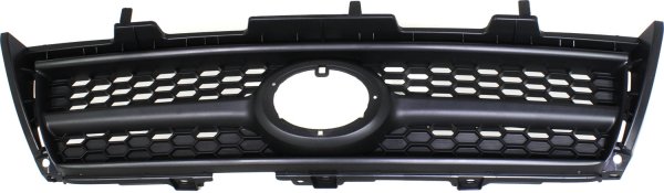 Textured Black Shell and Insert Grille for Toyota RAV4 2009-2012, 2.5L Engine, Base/Sport Models, Replacement