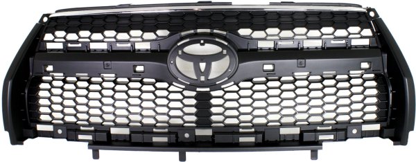 Primed-Black Grille for Toyota RAV4 Limited Model, 2009-2012, 2.5L Engine, Replacement