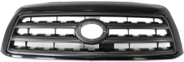 Grille for Toyota Sequoia 2008-2017, Black Shell with Gray Insert, with Sport Package, SR5 Model, Replacement