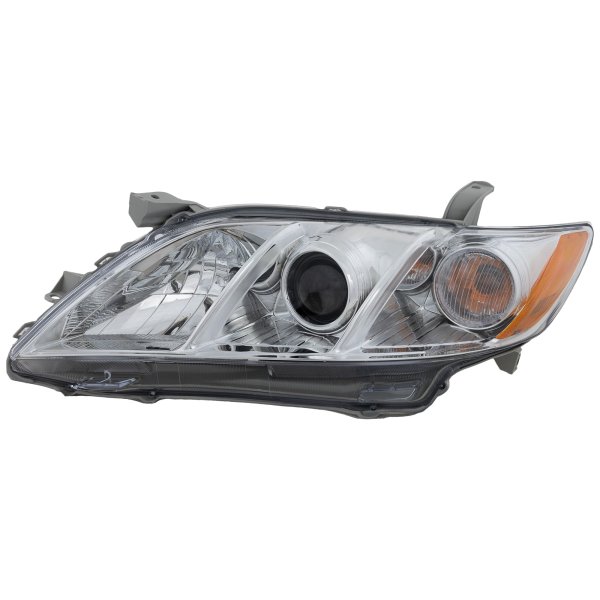 Headlight Assembly for 2007-2009 Toyota Camry, Halogen, Left (Driver), Base/CE 2007/LE/XLE Models, for USA Built Vehicle, Replacement