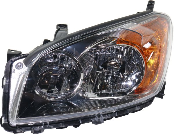 Headlight Assembly for Toyota RAV4 2009-2012, Left (Driver), Halogen, Sport Model, North America Built Vehicle, Replacement