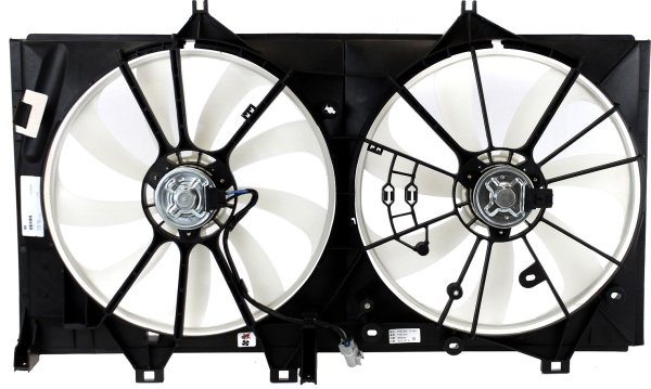 Radiator Fan Shroud Assembly for Toyota Camry 2012-2017, Dual Fan, 2.5L Engine, Excluding Hybrid Models, Replacement