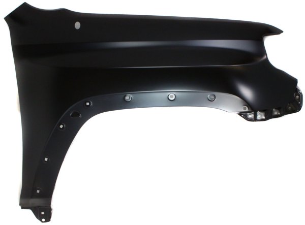 Front Fender for Toyota 4Runner (2010-2013), Right (Passenger) Side, Primed (Ready to Paint), Steel, with Antenna Hole, Replacement